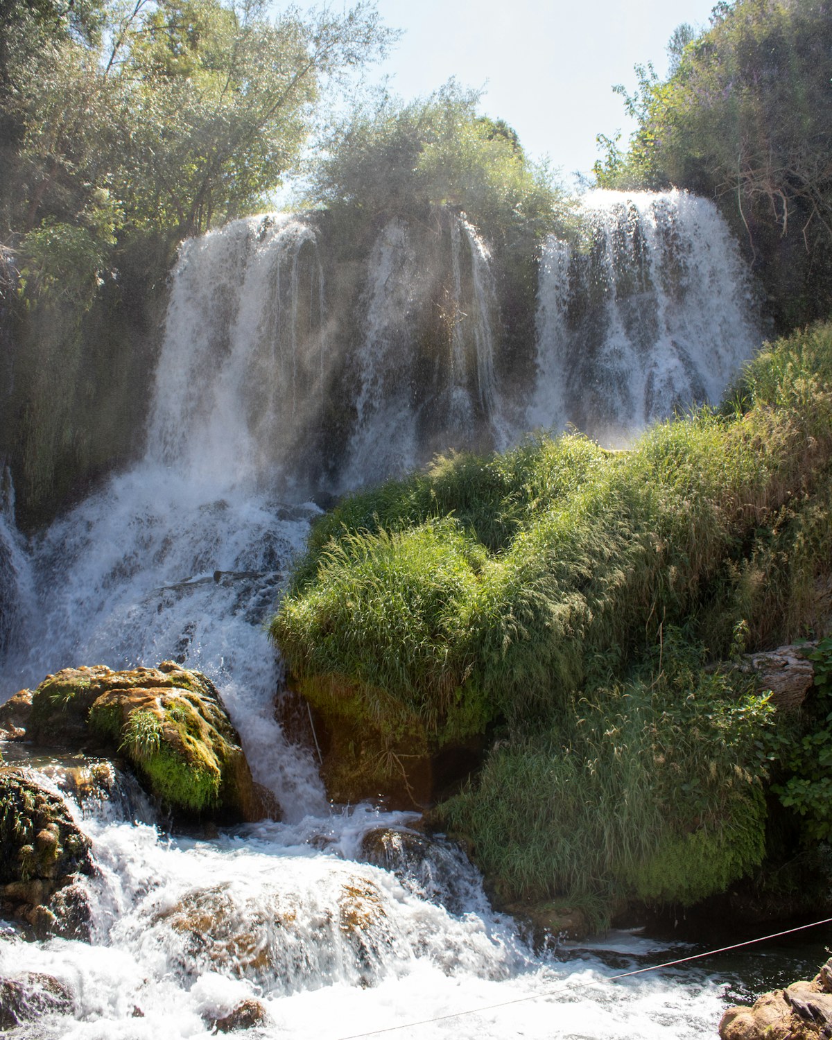 Kravice waterfalls cascading on the Trebižat river