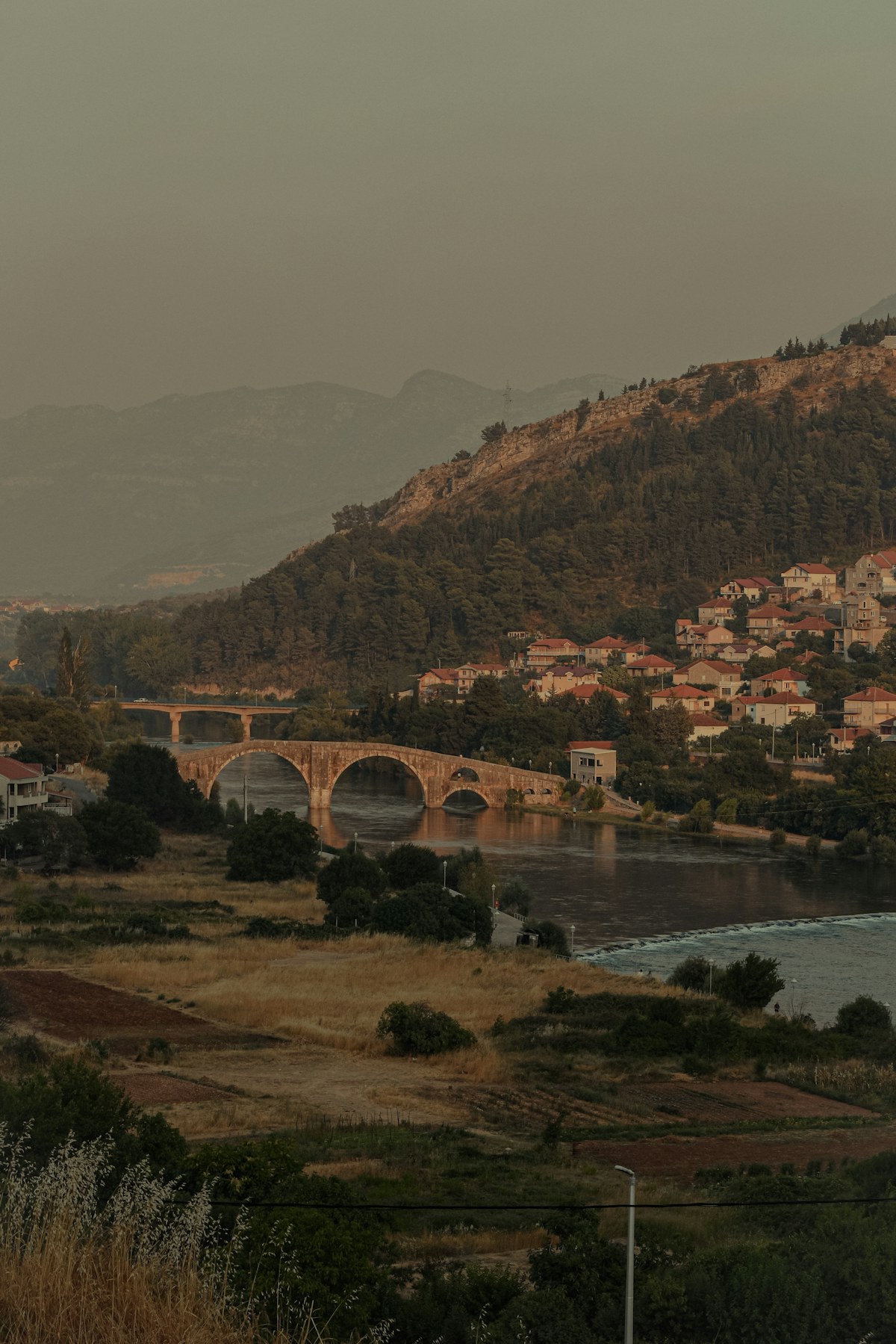 White bridge over the Trebišnjica river